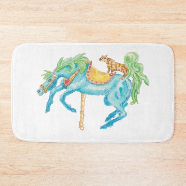 Item preview, circus horse with cat designed and sold by CrittersByLola.