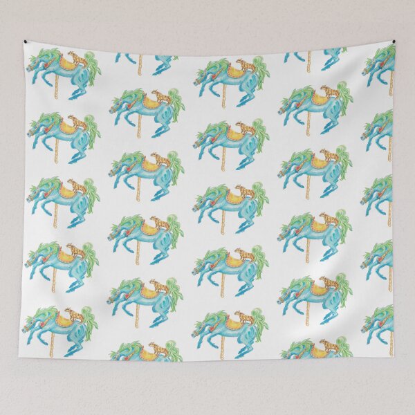 Item preview, circus horse with cat designed and sold by CrittersByLola.