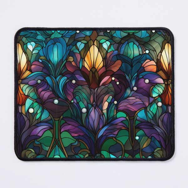 Item preview, Mardi Gras Pattern (stained glass 2) designed and sold by muskitt.