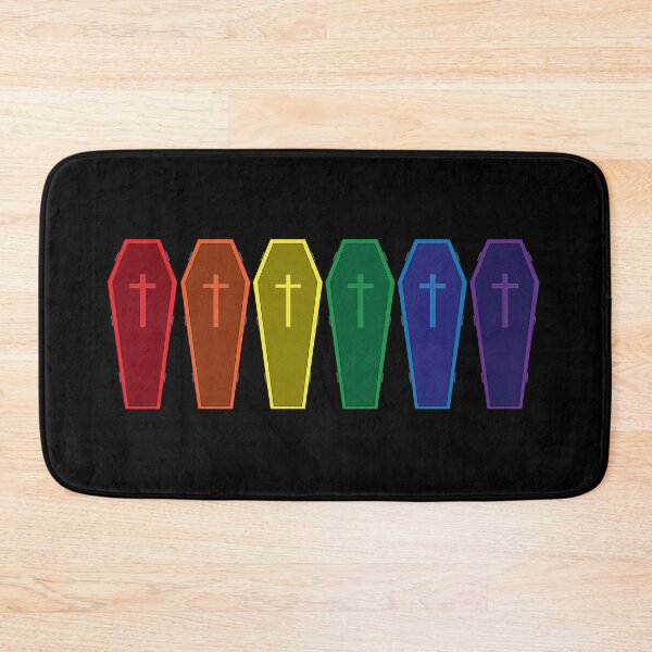 Item preview, Gothic Coffins Rainbow colors designed and sold by TheirChoice.