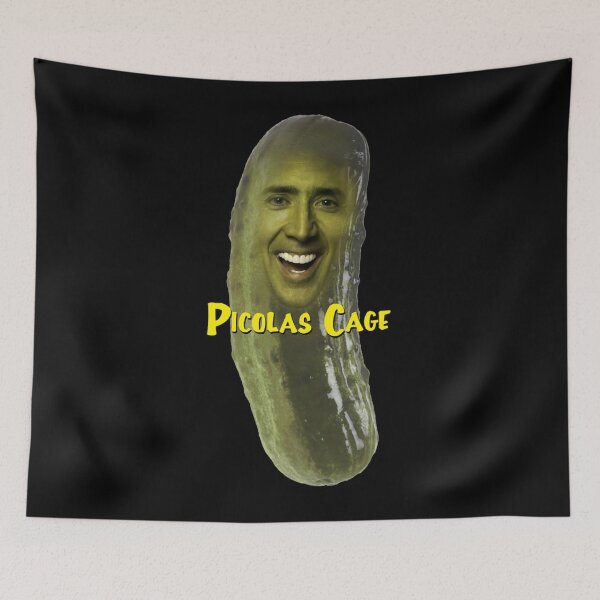 Item preview, Picolas Cage Meme designed and sold by ProfMoshMoore.
