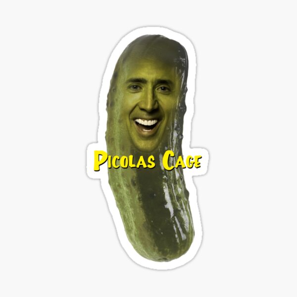 Item preview, Picolas Cage Meme designed and sold by ProfMoshMoore.