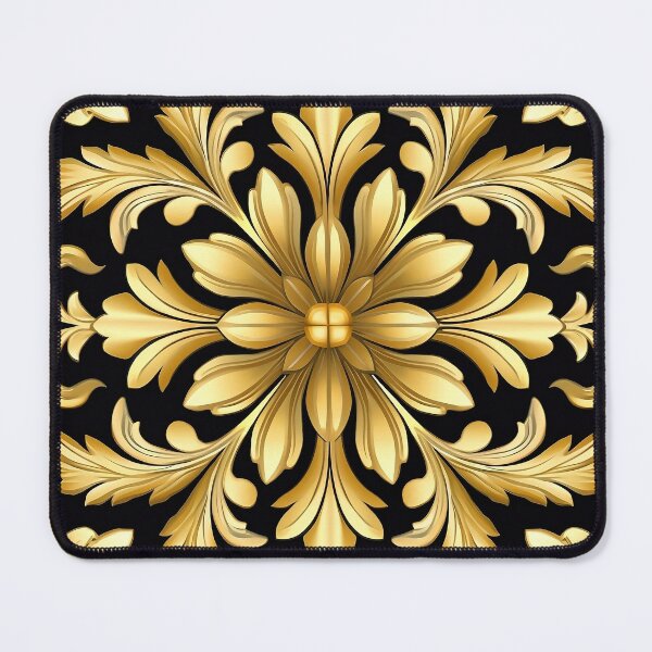 Item preview, Elegant Luxury Gold Floral Pattern designed and sold by Lamarcy.