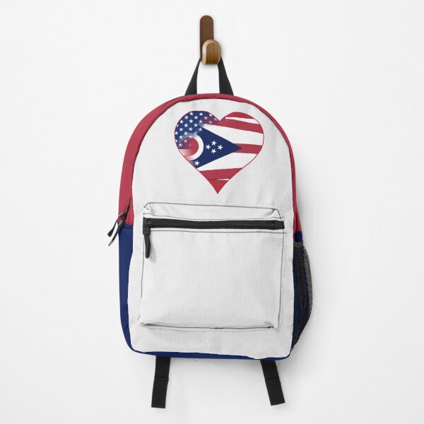 Item preview, State of Ohio Flag and American Flag Fusion Design designed and sold by Gsallicat.