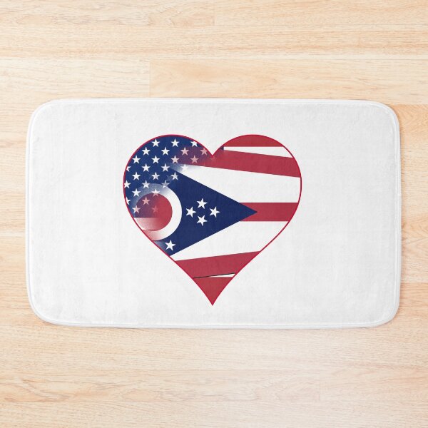 Item preview, State of Ohio Flag and American Flag Fusion Design designed and sold by Gsallicat.