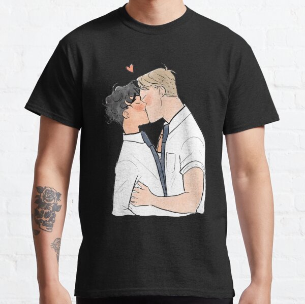 Item preview, Nick and Charlie heartstopper kiss   designed and sold by nadeyfra.