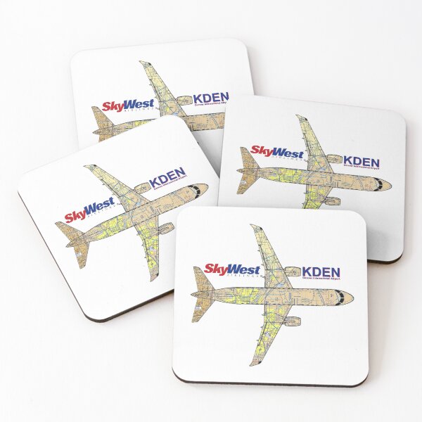 Item preview, ERJ 175 KDEN (Denver International Airport) VFR Chart designed and sold by B747-Stickers.