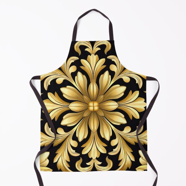 Item preview, Elegant Luxury Gold Floral Pattern designed and sold by Lamarcy.