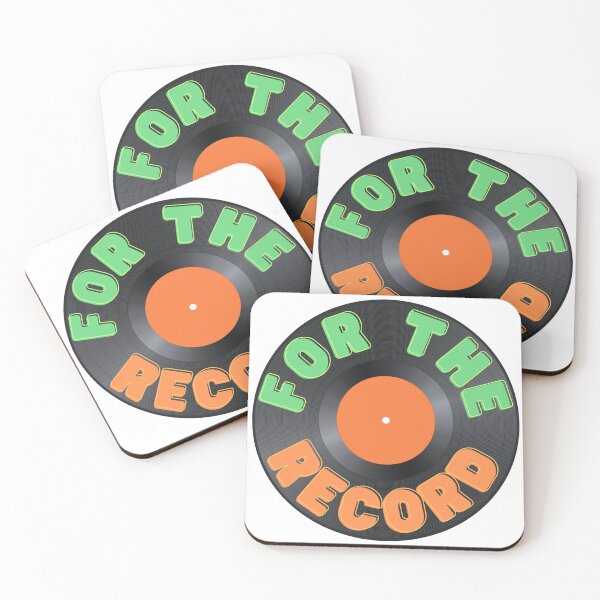 Item preview, For The Record Retro Quote - Orange designed and sold by musicgirl3700.
