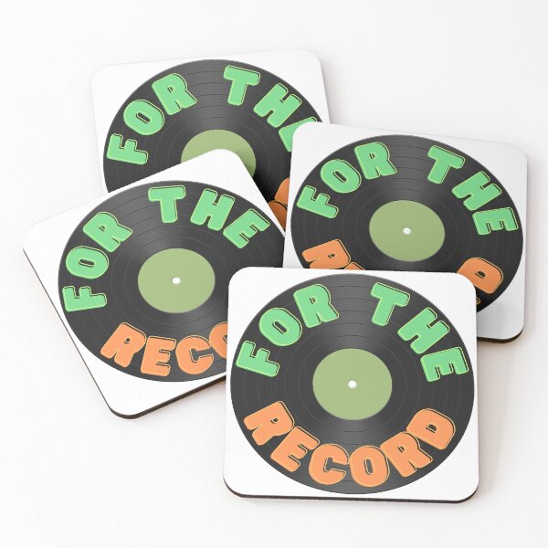 Item preview, For The Record Retro Quote - Green designed and sold by musicgirl3700.