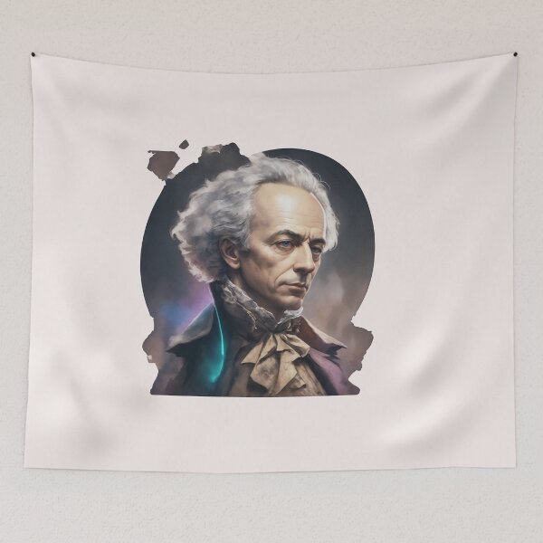 Item preview, Kant Design lV Style Philosopher Immanuel Kant Art Digital - AI Art designed and sold by StoicWarrior.