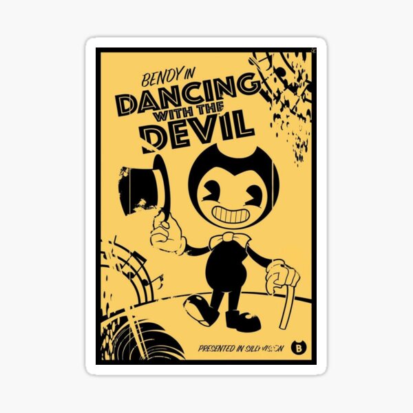 Bendy and the Ink Machine Svg Digital Files, Dabbing Bendy Svg