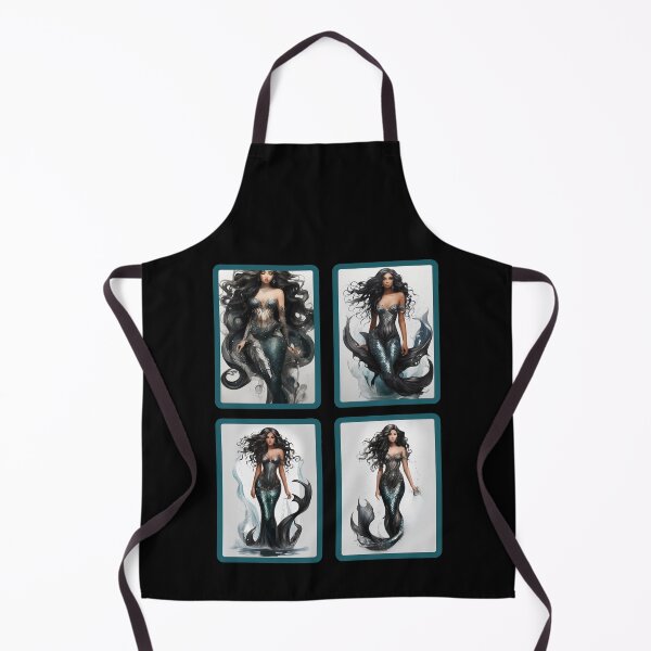 Item preview, Sirenas Beautiful Little Black Mermaids designed and sold by SirenasWorld.