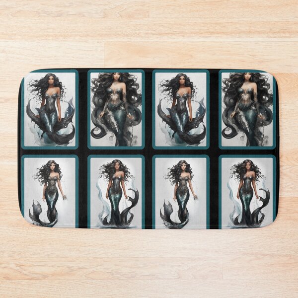 Item preview, Sirenas Beautiful Little Black Mermaids designed and sold by SirenasWorld.