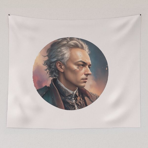 Item preview, Kant Design V Style Philosopher Immanuel Kant Art Digital - AI Art designed and sold by StoicWarrior.