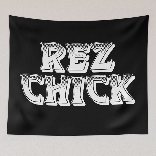 Item preview, Rez Chick / White designed and sold by JMWCD.