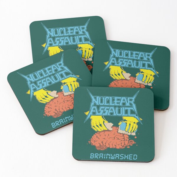 Item preview, Funny Men Nuclear Assault Brainwashed Awesome For Music Fan   designed and sold by Daylenow.