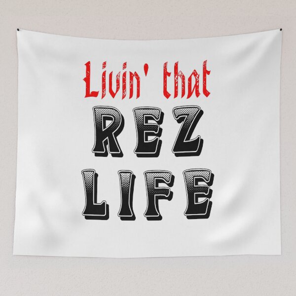 Item preview, Livin' That Rez Life - Red / Black designed and sold by JMWCD.