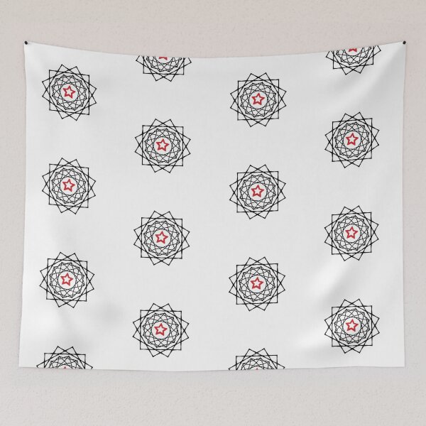 Item preview, Abstrac Square-Star Pattern designed and sold by Patterns4Babies.