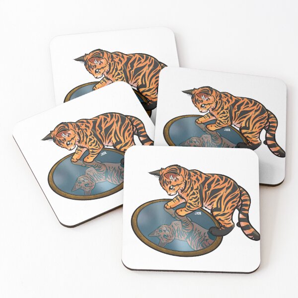 Item preview, Mirror Tiger Tabby Kitten designed and sold by jastinamor.