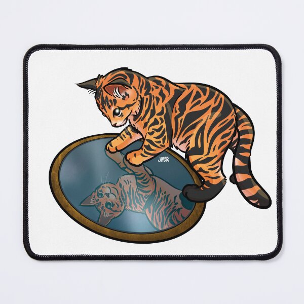 Item preview, Mirror Tiger Tabby Kitten designed and sold by jastinamor.