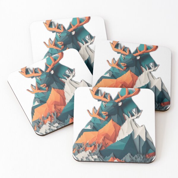 Item preview, Mystic Tranquility: Ethereal Deer designed and sold by Miner-Bear.