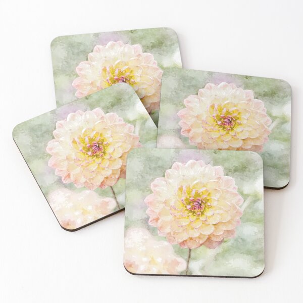 Item preview, Yellow Dahlia Flower designed and sold by Metmehome.