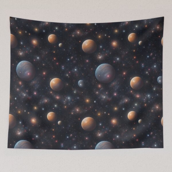 Item preview, Celestial bodies featuring stars planets galaxies designed and sold by CoolPixels.