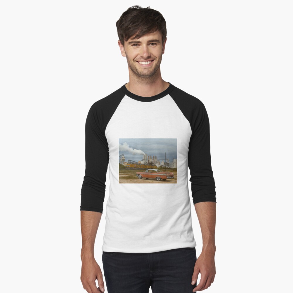 Item preview, Baseball ¾ Sleeve T-Shirt designed and sold by artmangary.