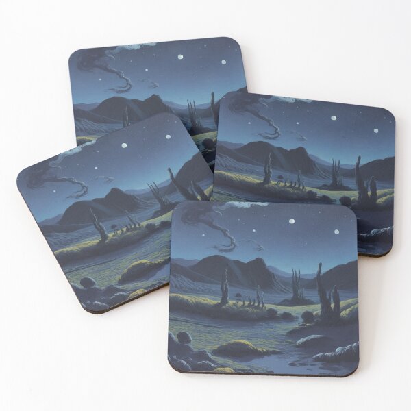 Item preview, Moonlit desert designed and sold by Starry night Cherry blossom.