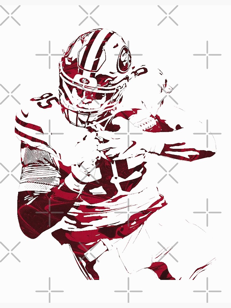 Kittle Jersey Red Poster for Sale by reevevi