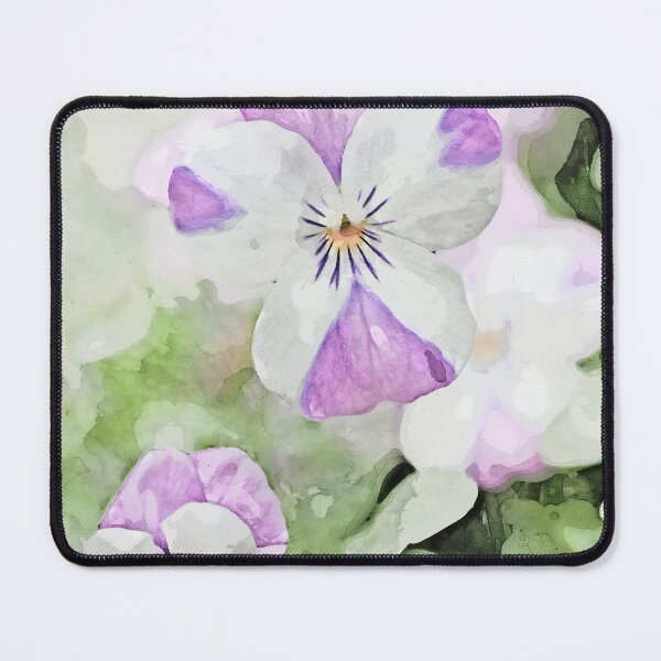 Item preview, Watercolor of Pensamiento Viola Flower designed and sold by Metmehome.
