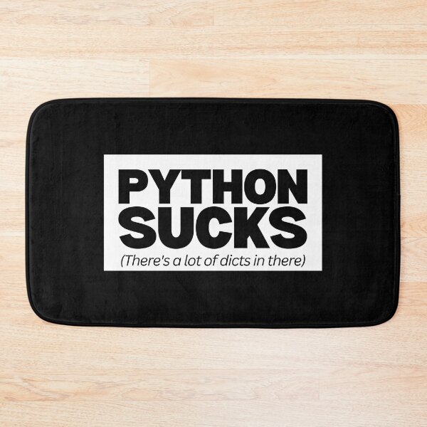Item preview, Python sucks funny mugs designed and sold by codepuns.