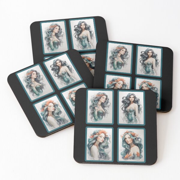 Item preview, Sirenas Beautiful Little Sage Mermaids designed and sold by SirenasWorld.