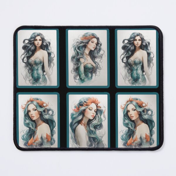 Item preview, Sirenas Beautiful Little Sage Mermaids designed and sold by SirenasWorld.