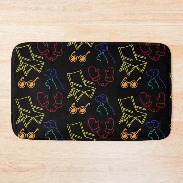 Item preview, Folding Chair Mittens eyeglasses with dog and cat designed and sold by ichirochen.