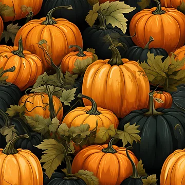Artwork thumbnail, Pumpkin Pattern 3 by DigitalPatternx