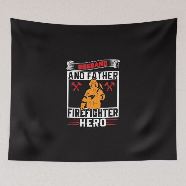 Item preview, Fireman Firefighter Husband And Father Firefighter Hero Firefighter Daughter designed and sold by SammyReynolds.