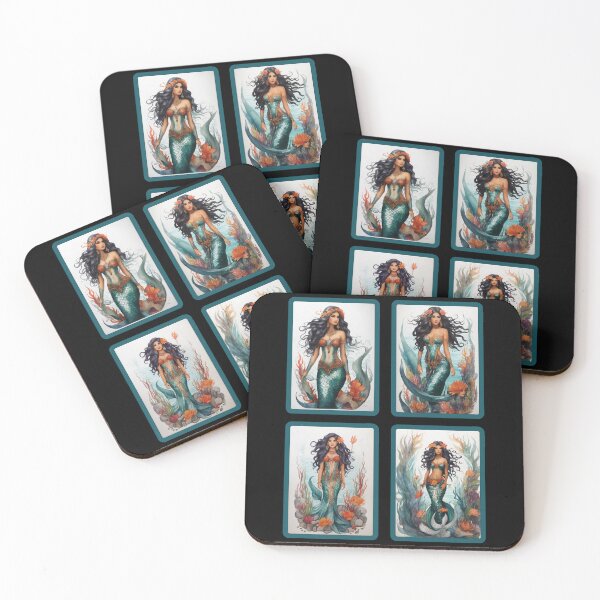 Item preview, Little Beautiful Mexican Mermaids designed and sold by SirenasWorld.
