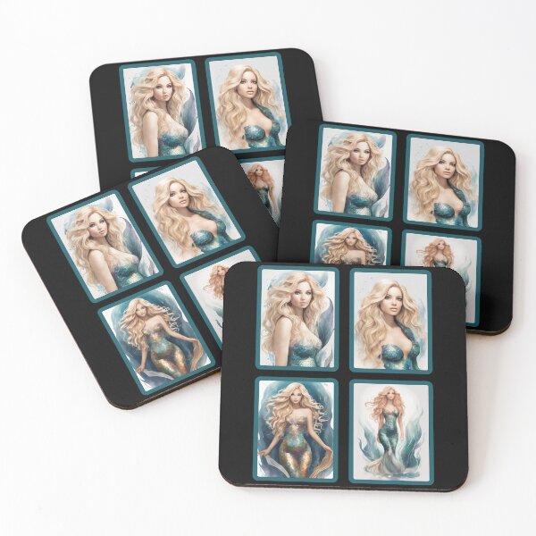 Item preview, Sirenas Blonde Beauty Little Mermaids designed and sold by SirenasWorld.