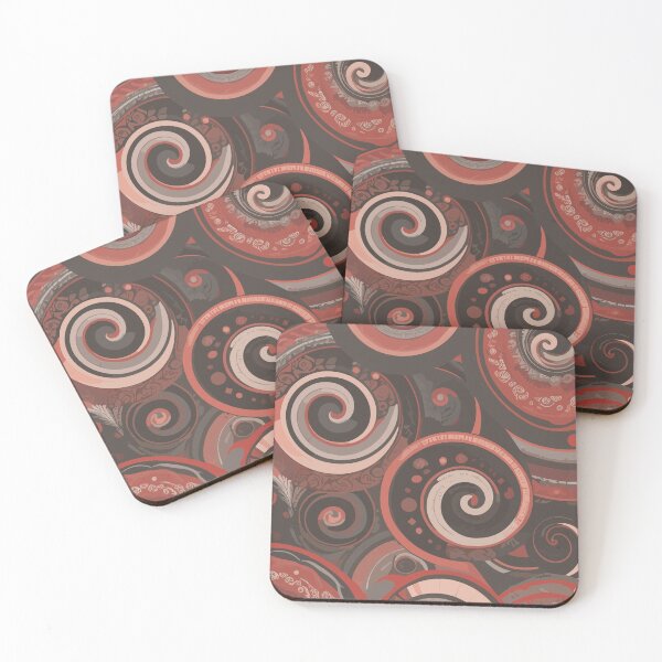 Item preview, Red Spiral Pattern designed and sold by BeardyD.