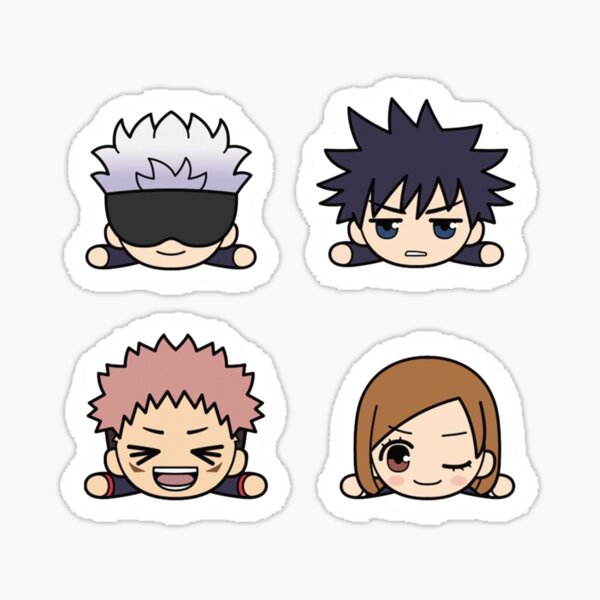 4-inch Jujutsu Kaisen stickers