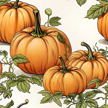Artwork thumbnail, Pumpkin Pattern 6 by DigitalPatternx