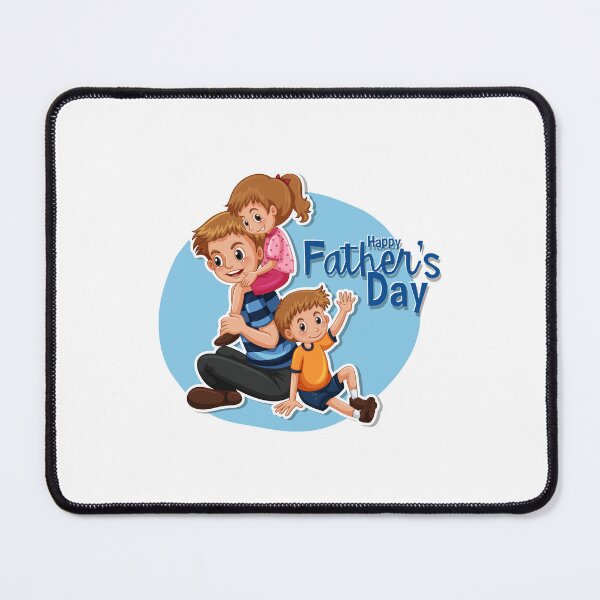 Item preview, Dad with children, happy father’s day designed and sold by quanlh.