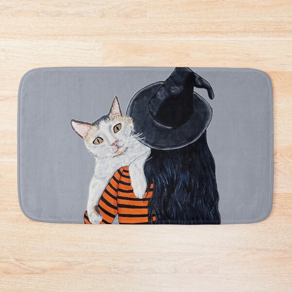 Item preview, A Witch Carrying Her Cat designed and sold by KayleeRoseArt.