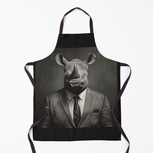 Item preview, Rhino in Business Suit Art designed and sold by redstar19.