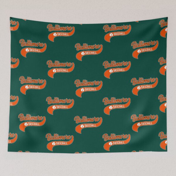 Item preview, Retro Baltimore Baseball Vintage Swoosh  designed and sold by Janyahnair.