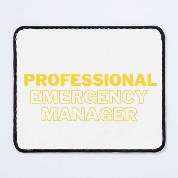 Item preview, Professional Emergency Manager - In Yellow designed and sold by MitigationZone.