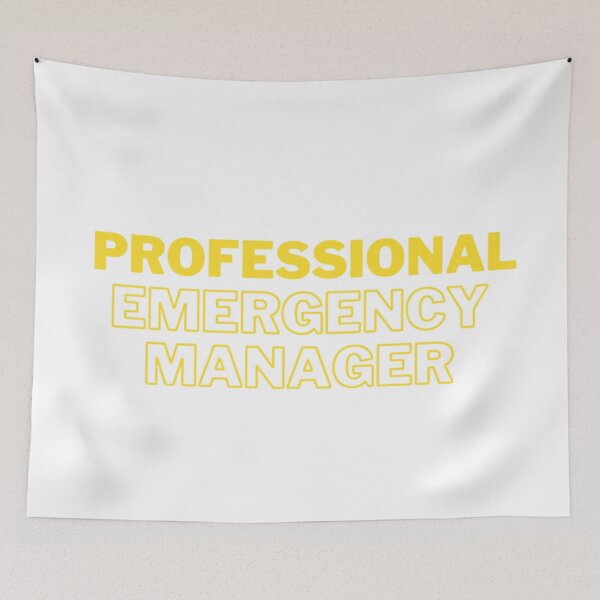Item preview, Professional Emergency Manager - In Yellow designed and sold by MitigationZone.