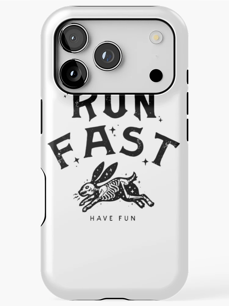 Thumbnail 1 of 4, iPhone Case, Run Fast - Have Fun designed and sold by ThreeTreeDesign.